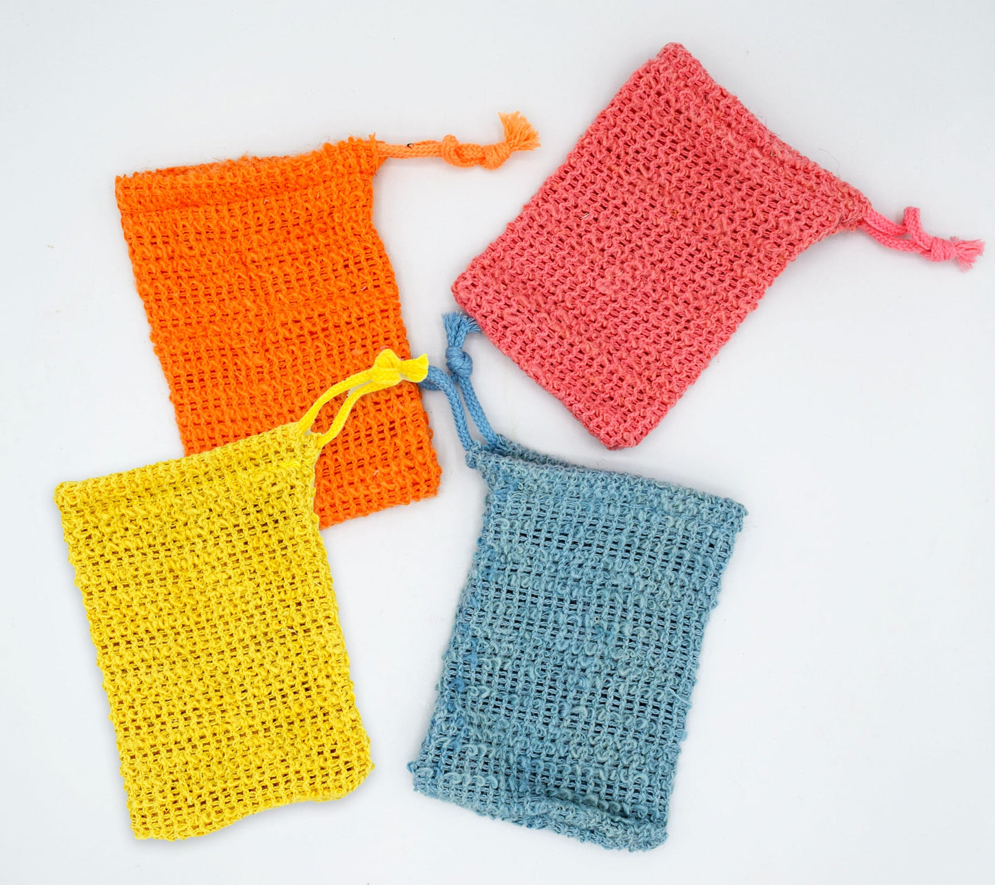 Soap Saver Bag |  Exfoliator Soap Saver Pouch for Large Soap Bars or Leftover Soap Bits | A Drawstring Soap Saver Show